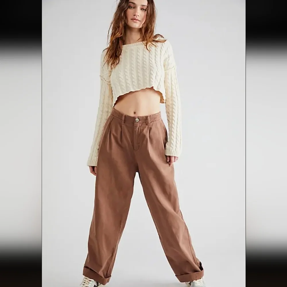 Free People | Addy Chino Pants | Women 14 - Picture 1 of 7